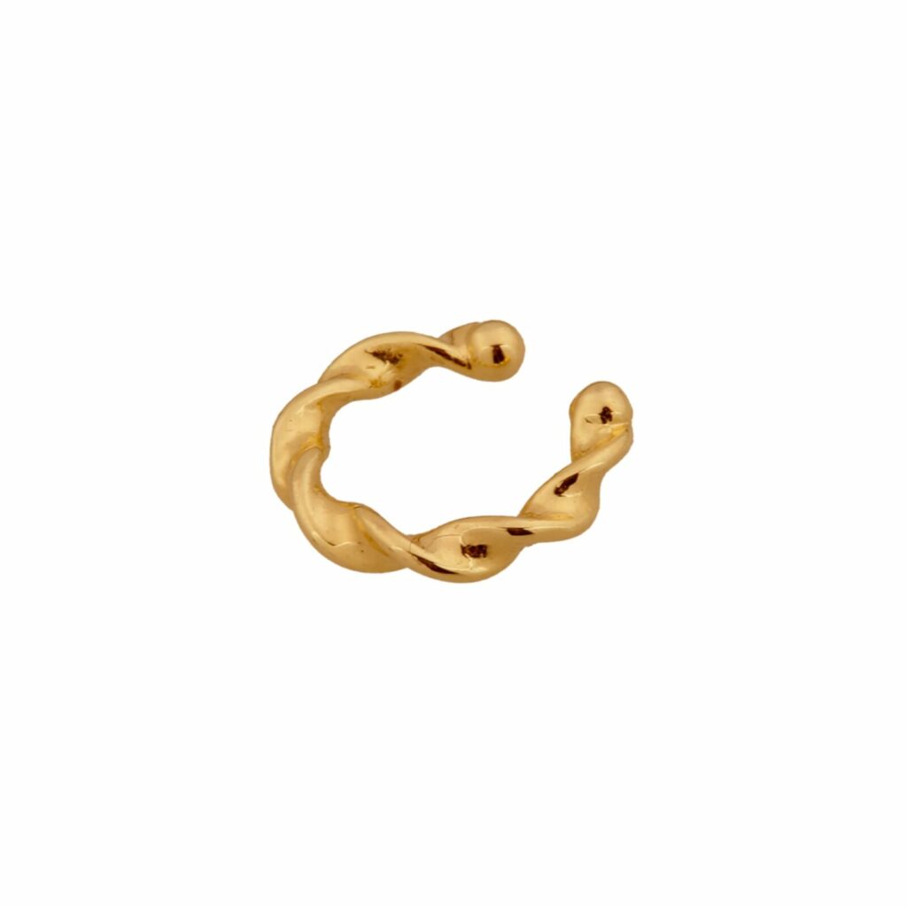 SINGLE TWISTED EARCUFF GOLD