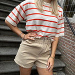 Yaskamina hw denim shorts - White Pepper