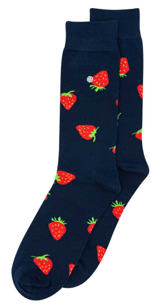 SOCKS STRAWBERRIES - NAVY