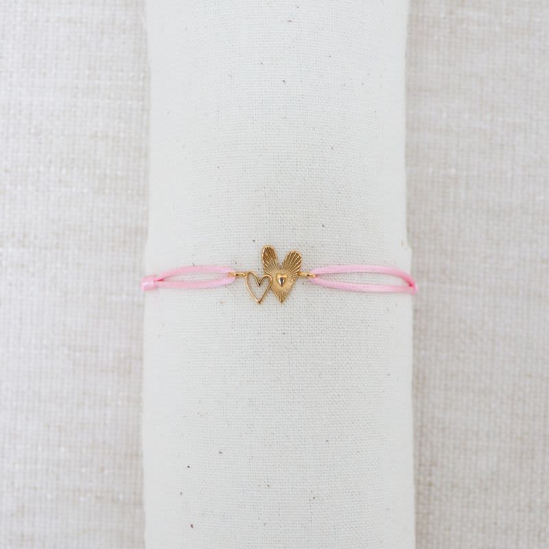 Two hearts bracelet