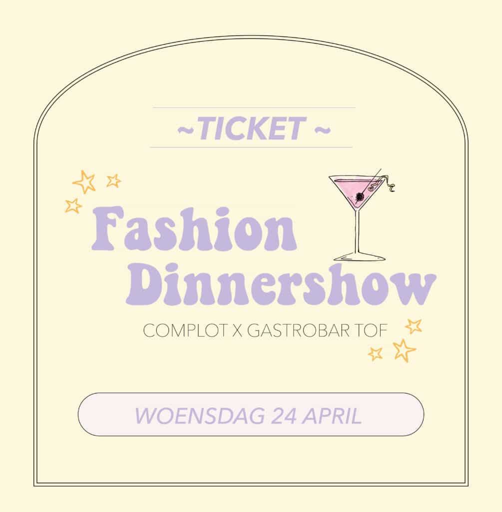 Dinnershow ticket woensdag 24 april