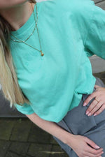 Smiley shirt Bruna - mint