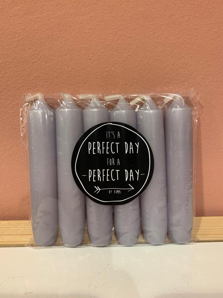 PERFECT DAY – CANDLE MISTY LILAC 21X120 MM 6 PCS