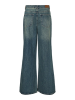 Yassiva hmw wide jeans - medium blue denim brown wash