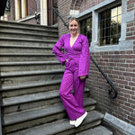 Wide leg pants LUNA - Purple