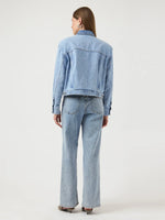 Yasfaro ls denim jacket s. - light blue denim