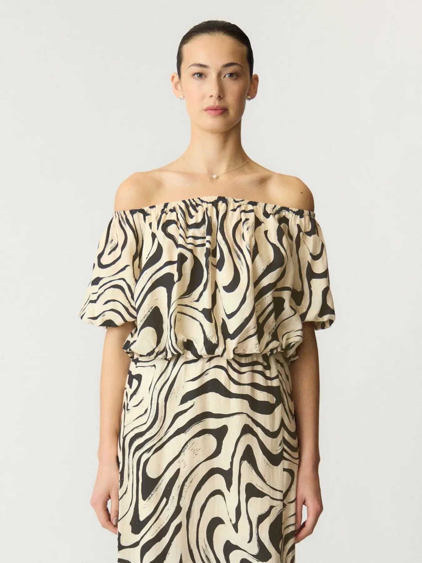 Yasoxy off shoulder top - pristine oxy
