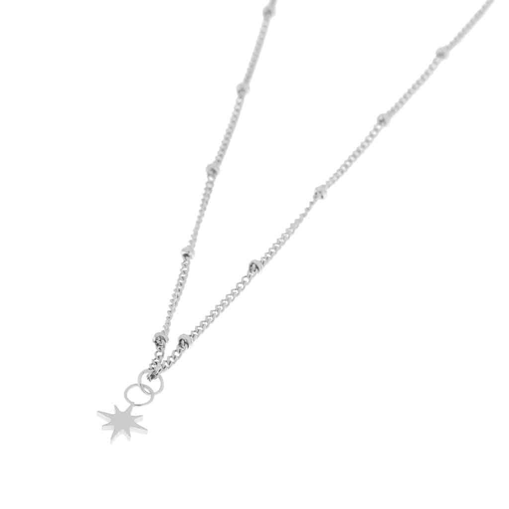 Star necklace silver