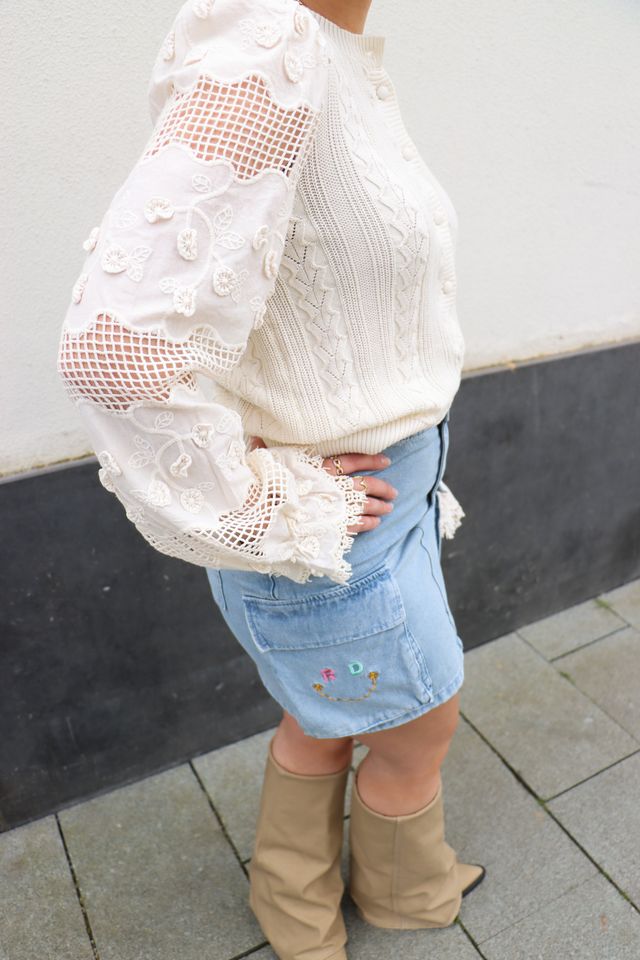 Yasyuri ls knit pullover - Birch
