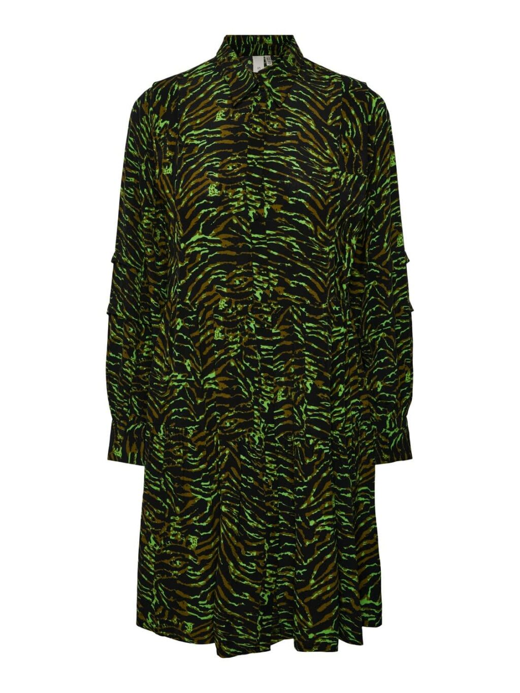 Yasjasminni ls shirt dress s. - black