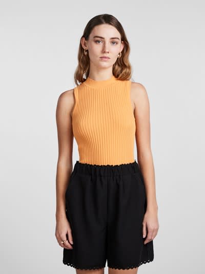 Yastanki sl knit top - mock orange