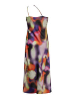 Yasradient os strap midi dress s. - prism violet