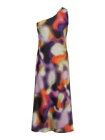 Yasradient os strap midi dress s. - prism violet