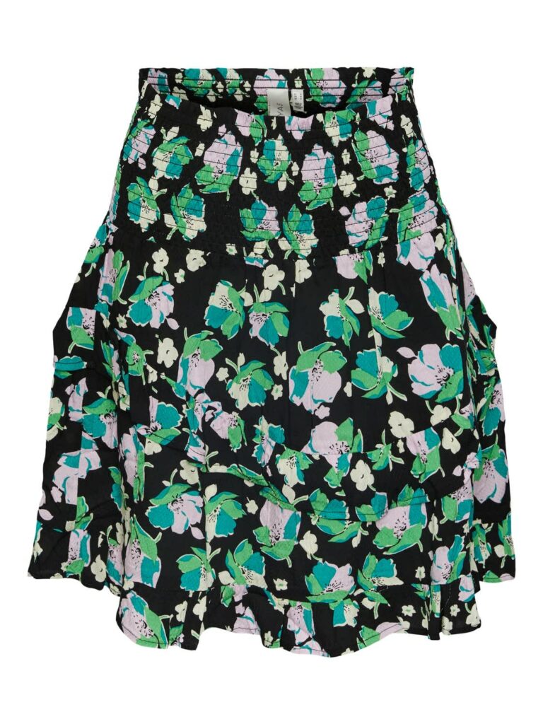 yasalira hw smock skirt - black