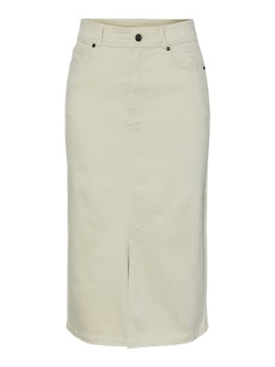 YASDOMANA HW MIDI DENIM SKIRT S. - Birch