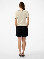 Yaschaneo SS knit top - Birch