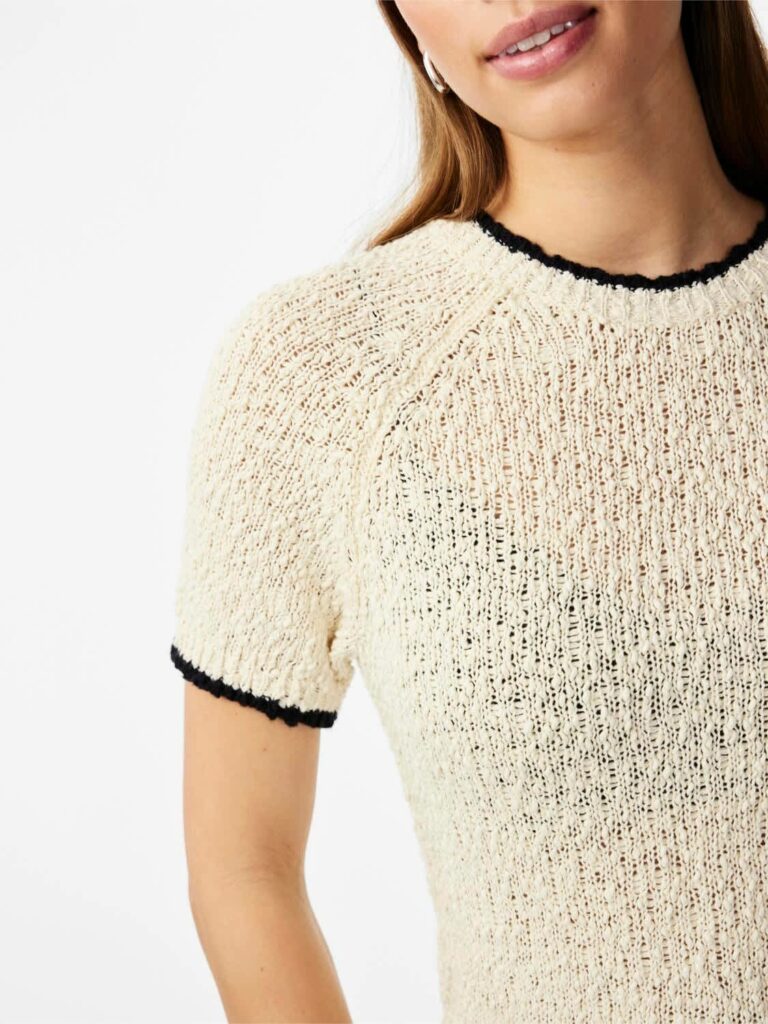 Yaschaneo SS knit top - Birch