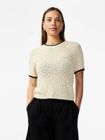 Yaschaneo SS knit top - Birch