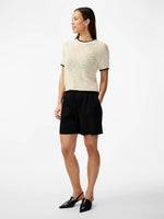 Yaschaneo SS knit top - Birch