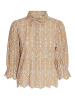 Yasmalura 3/4 shirt - tannin