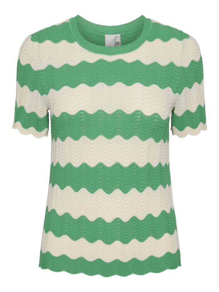 Yasbee ss knit top - Green Bee