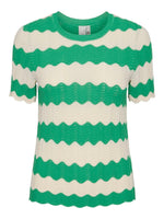 Yasbee ss knit top - Green Bee