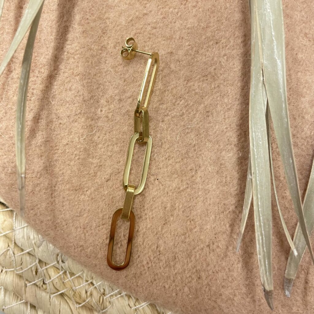 4_175 stanless steel chain gold 1pcs