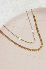 Baby dots necklace gold