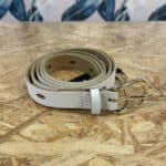 20550 Perfo belt woman - white