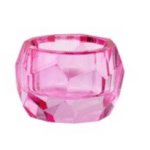 Palisades kristalglas tealight 4H - pink