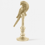 statue parrot gold